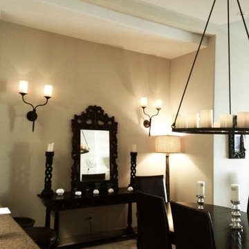 Custom Sconces and Mallorca Chandelier