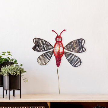 Eangee Butterfly Wall Lamp, Red