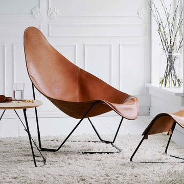 Abrazo | Modern leather lounge chair