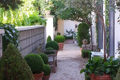 Inspiration pour une terrasse traditionnelle.