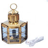 Solid Brass Clipper Electric Lamp 12'', Clipper Electric Lamp, Brass Lamp