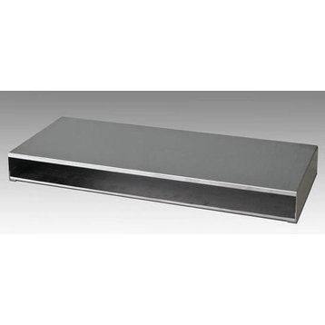 Stainless Steel Floating Shelf, 18"x10"x2.5"