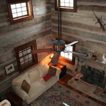 Living Room with Loft