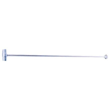 Kingston Brass 48" Ceiling Support, Polished Chrome