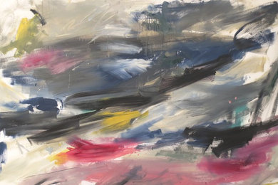 Baronsky Lyrical Abstract Expression Oil Paintings