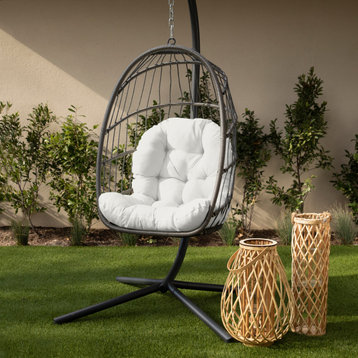 Sunbrella Egg Chair Cushion, Canvas Natural