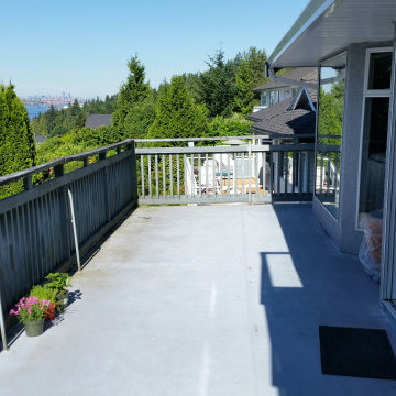 Deck Renovation w/Privacy Wall - BEFORE