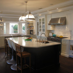 Shiloh Beaded Inset Kitchen by Kas White - Kitchen Cabinetry