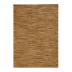 Handwoven Jute Rug, Natural Brown, 6'x9'