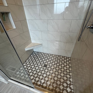 Hine Primary bath shower tile update