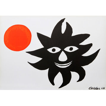 Alexander Calder "Red Sun" Lithograph