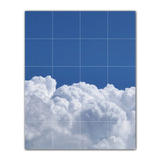 Clouds Ceramic Tile Wall Mural HZ500381-45L. 32" x 40"