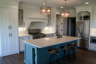 Example of a transitional kitchen design in Other