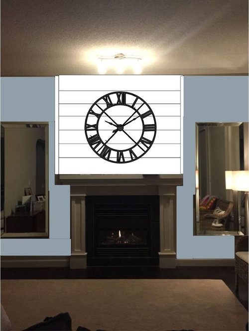Match Shiplap To Mantel Or Contrast
