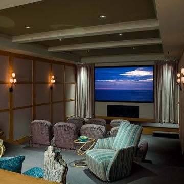 Georgetown Client - Modern Media Room