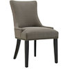 Marquis Upholstered Fabric Dining Chair, Granite