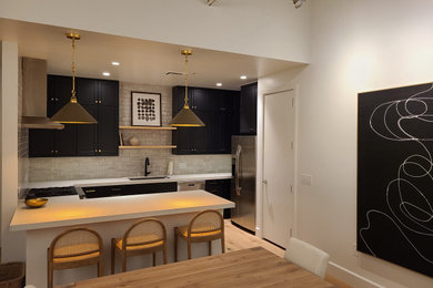Example of a trendy home design design in Phoenix