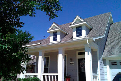Traditional exterior home idea in Dallas