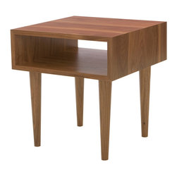 Eastvold Furniture - Classic Side Table, Walnut, 15" - Side Tables And End Tables