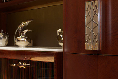 Inspiration for a contemporary kitchen remodel in Chicago