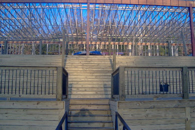 Deck - industrial deck idea in Kansas City