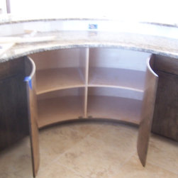 radiused kitchen cabinets - Kitchen Islands And Kitchen Carts