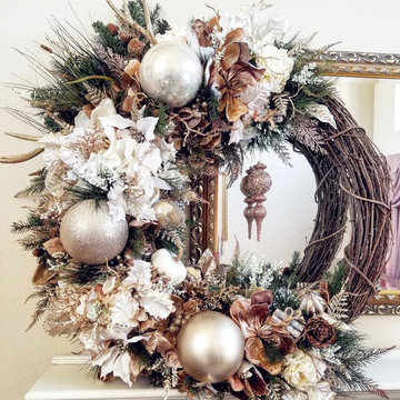 Elegant Mantle Decor for the Holiday Season!