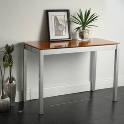 Orlando White and Orange Dining Table - Dining Tables