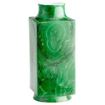 CYAN DESIGN - CYAN DESIGN 09871 Large Jaded Vase - CYAN DESIGN 09871 Large Jaded VaseFinish: MalachiteMaterial: CeramicDimension(in): 15.75(H) x 6.25(W) x 6.25(Depth)