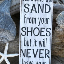 Handcrafted Beach House Decor Signs - Products