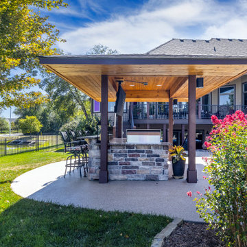 Camden Chase Pool Pavilion & Deck Build