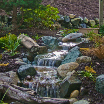 Cascading waterfall