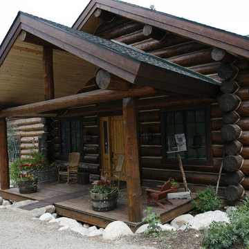 Authentic Rocky Mountain Log Cabin