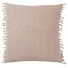 Jaipur Living Majere Solid Blush Down Pillow 20" Square
