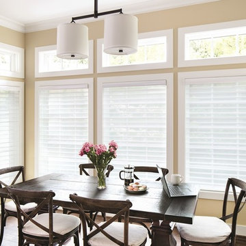 Bright, Airy Dining Room | Light Filtering Savannah Shadings 3" Porcelain