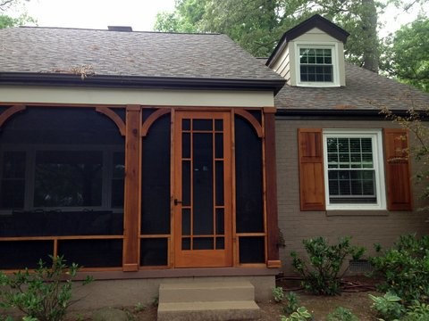 Craftsman style screen door Craftsman style screen door