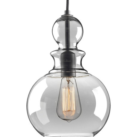 Progress Lighting Staunton 1-Light Pendant, Graphite