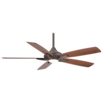 Minka Aire Dyno 52 in. 5-Blade LED Indoor Ceiling Fan, Oil Rubbed Bronze