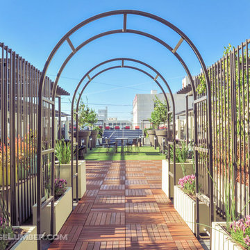 Downtown Los Angeles Rooftop Deck
