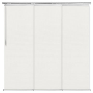 Amour 3-Panel Track Extendable Vertical Blinds 36-66"W