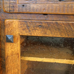 Reclaimed White Pine Kitchen Cabinets - Kitchen Cabinetry