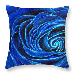 Aqua Petal - Decorative Pillows