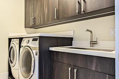 Inspiration for a laundry room remodel in Miami