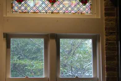 Stained Glass Window for a Kitchen Transom