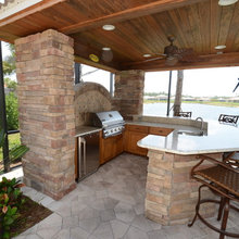outdoor kitchens