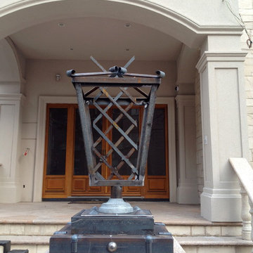 Mailbox and Iron Tables