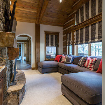 Transitional Mountain Cabin