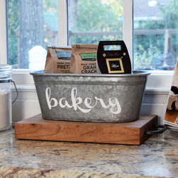 Bakery Galvanized Storage Tub - Products