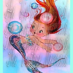 Merbaby Fabric Block Baby Mermaid - Products