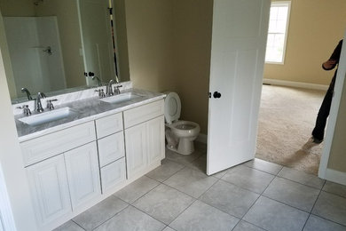 Inspiration for a bathroom remodel in Manchester